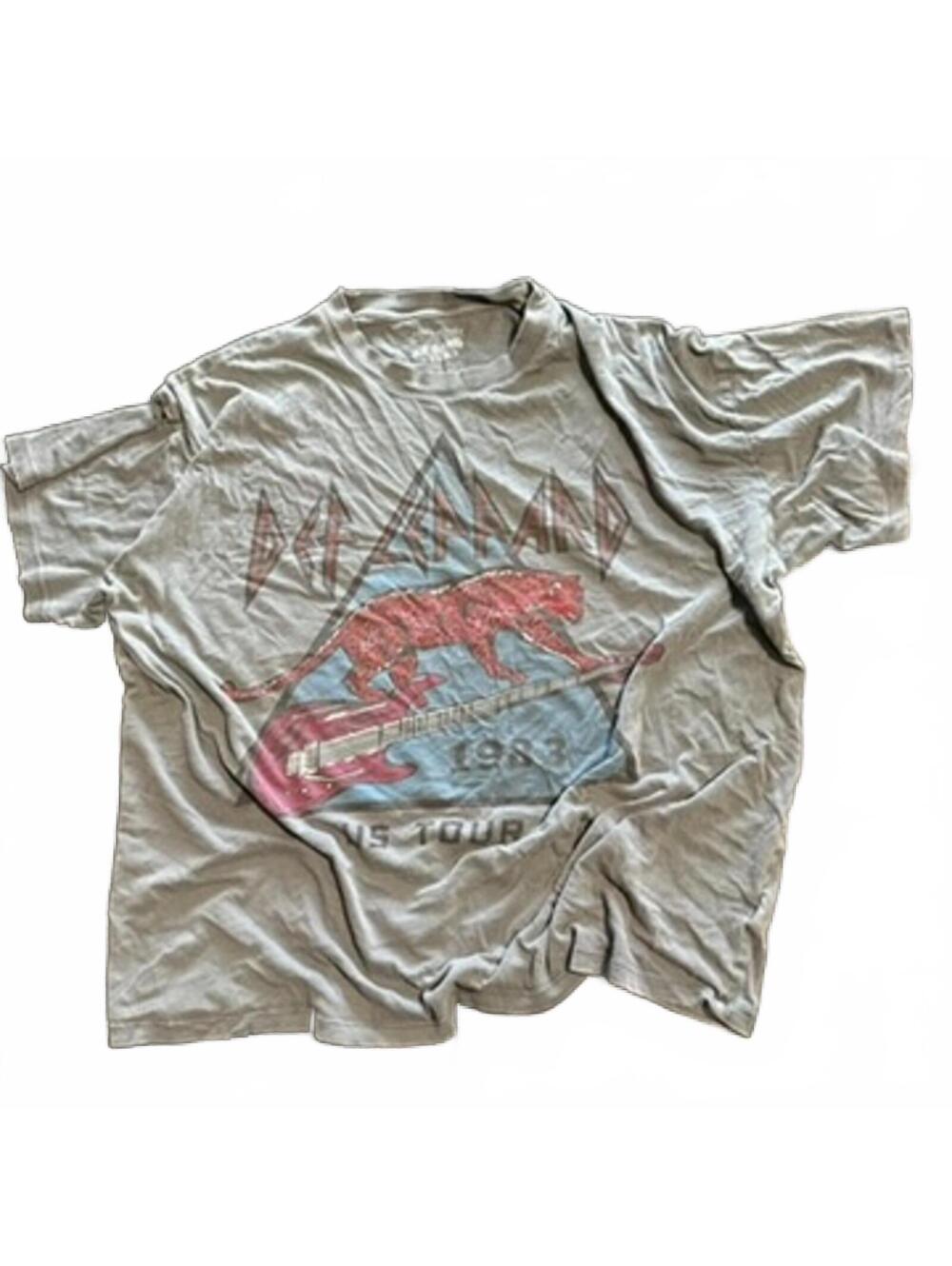 Def Leppard 1983 US Tour Graphic T-Shirt L/XL